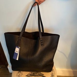 REBECCA MINKOFF UNLINED TOTE - BLACK BNWT